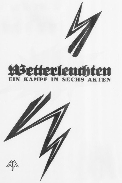 Movie poster for Wetterleuchten (1925)