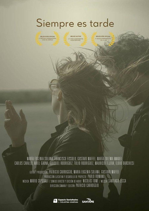 Movie poster for Siempre es tarde