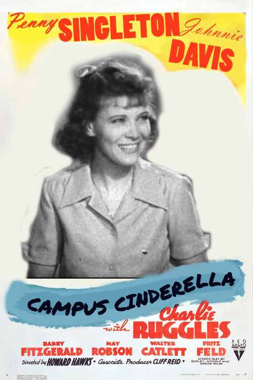 Movie poster for Campus Cinderella (1938)