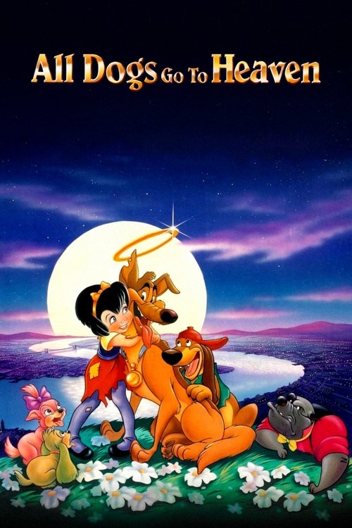 Movie poster for All Dogs Go to Heaven (1989)