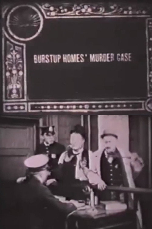 Movie poster for Burstup Homes' Murder Case (1913)
