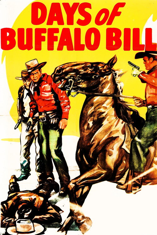 Movie poster for Days of Buffalo Bill (1946)