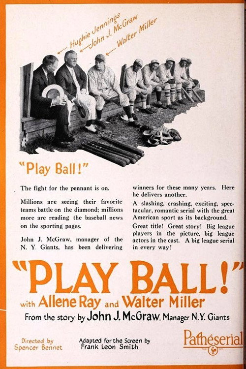 Movie poster for Play Ball (1925)