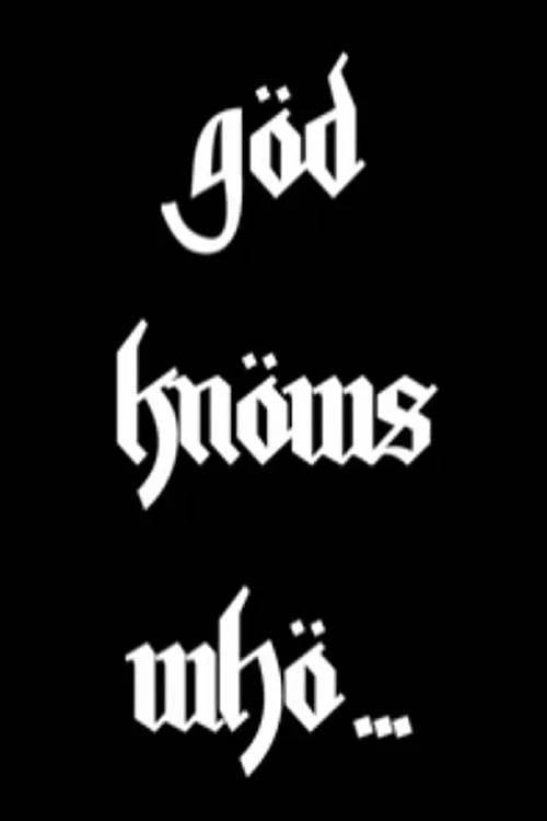 Movie poster for God Knows Who... (2011)