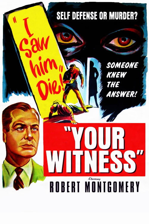 Movie poster for Your Witness (1950)