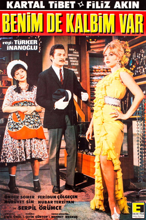 Movie poster for Benim de Kalbim Var (1968)