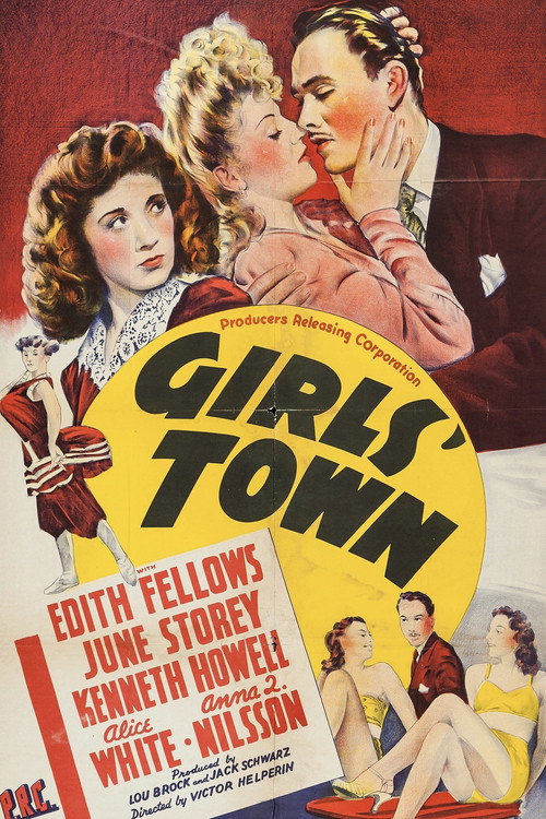 Movie poster for Girls' Town (1942)