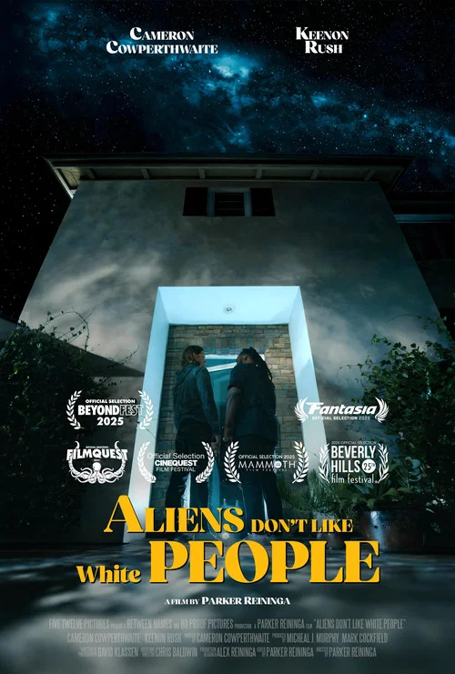 Movie poster for Aliens Don't Like White People (2024)