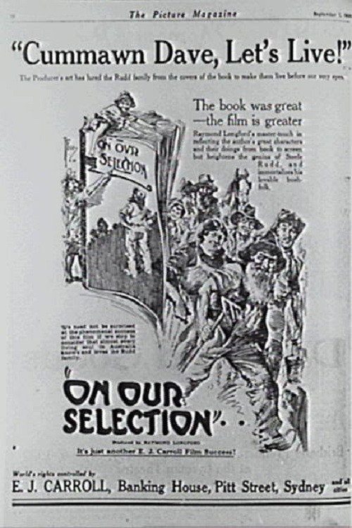 Movie poster for On Our Selection (1920)