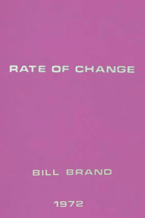 Movie poster for Rate of Change (1972)