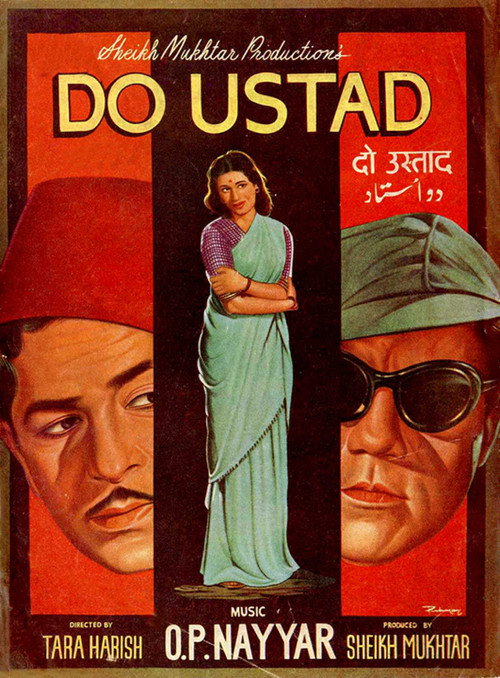 Movie poster for Do Ustad (1959)