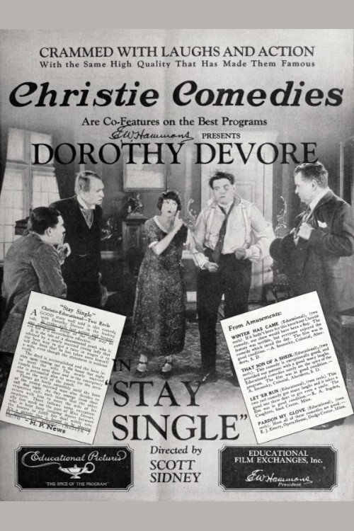 Movie poster for Stay Single (1924)