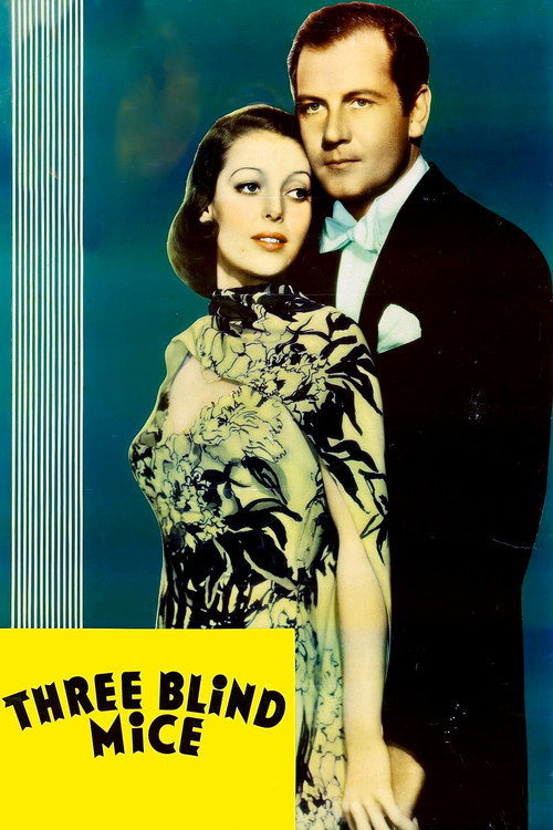 Movie poster for Three Blind Mice (1938)