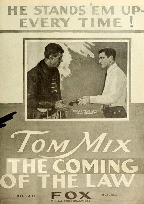 Movie poster for The Coming of the Law (1919)