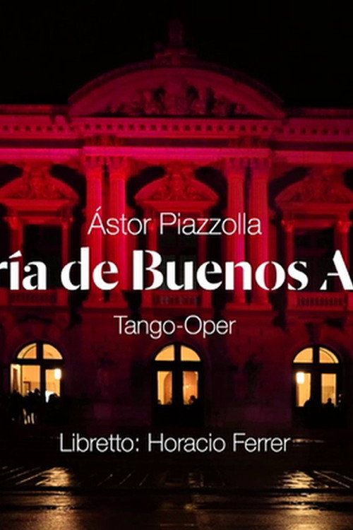 Movie poster for Astor Piazzolla's Maria de Buenos Aires Grand Théâtre de Genève (2023)