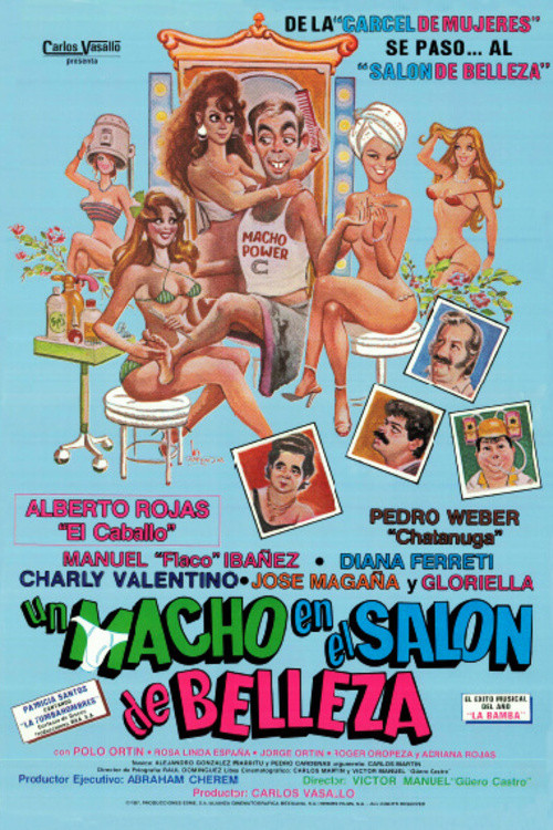 Movie poster for Una Macho En El Salon de Belleza (1987)