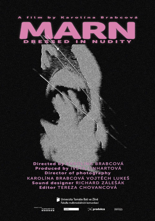 Movie poster for MARN, dressed in nudity (2023)