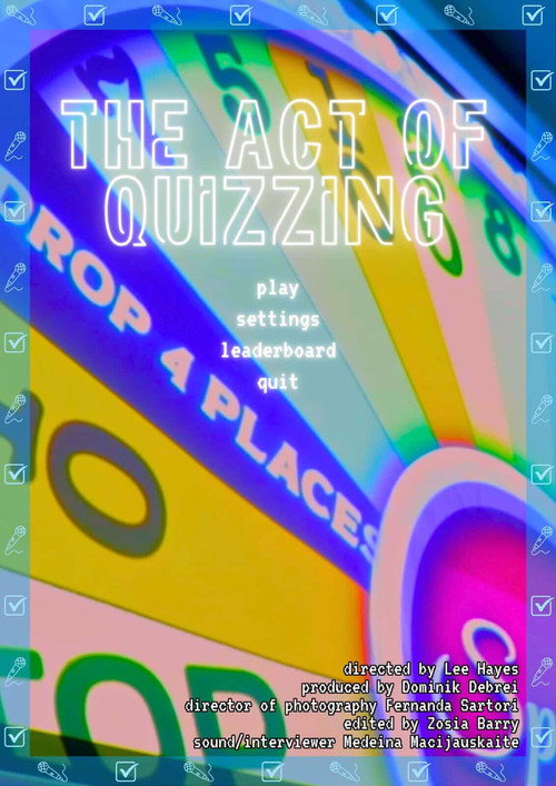 Movie poster for The Act Of Quizzing (2026)