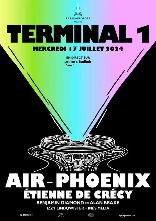 Movie poster for Terminal 1 : Air, Phoenix et Étienne de Crécy (2024)