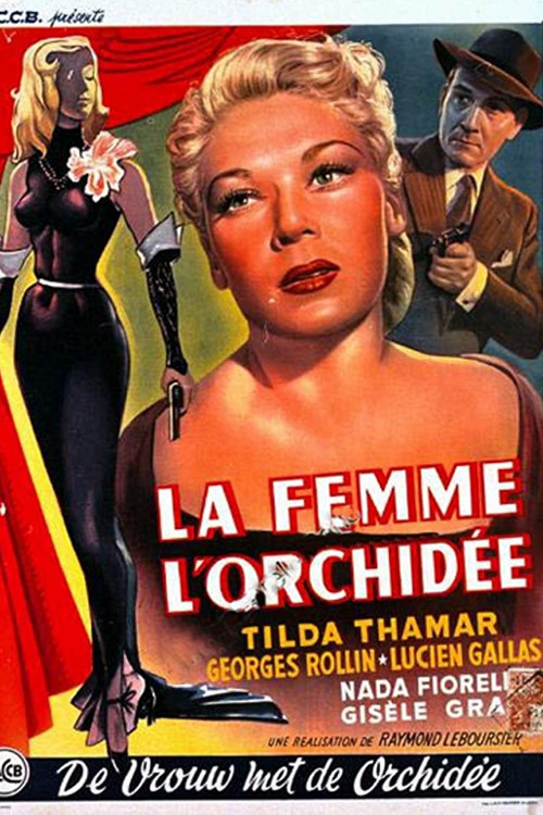 Movie poster for The Woman with the Orchid (1952)