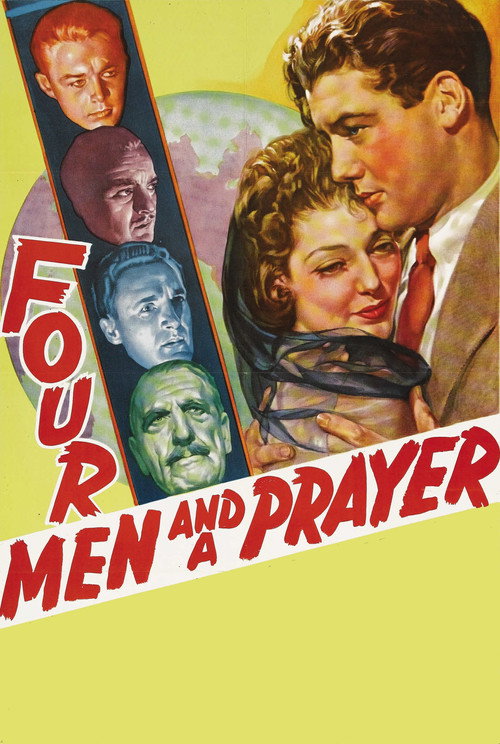 Movie poster for Four Men and a Prayer (1938)