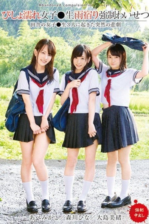 Movie poster for T28-523 Dripping Wet Girls Are Taking Shelter From The Rain And Receiving Sexual Harassment (2018)