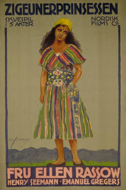 Movie poster for Zigeunerprinsessen (1918)