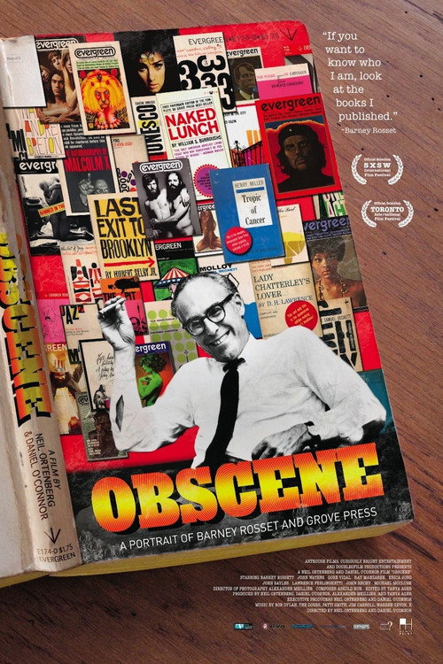 Movie poster for Obscene: A Portrait of Barney Rosset and Grove Press (2008)
