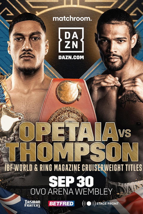 Movie poster for Jai Opetaia vs. Jordan Thompson (2023)