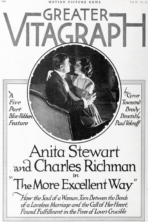 Movie poster for The More Excellent Way (1917)