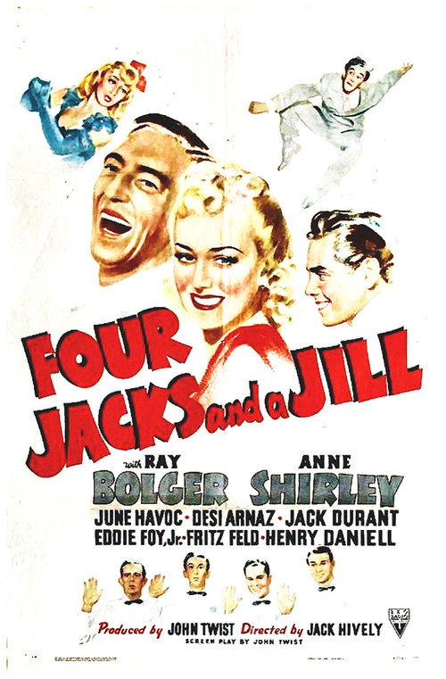 Movie poster for Four Jacks and a Jill (1942)