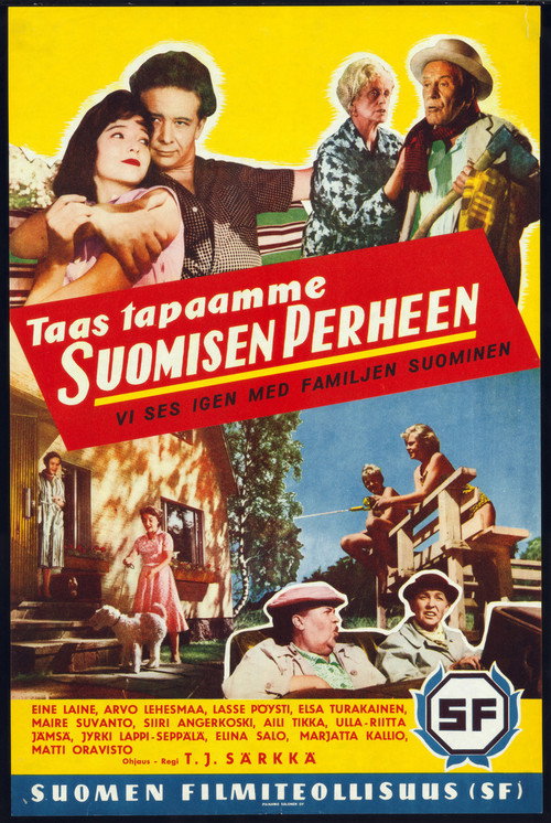 Movie poster for Taas tapaamme Suomisen perheen (1959)