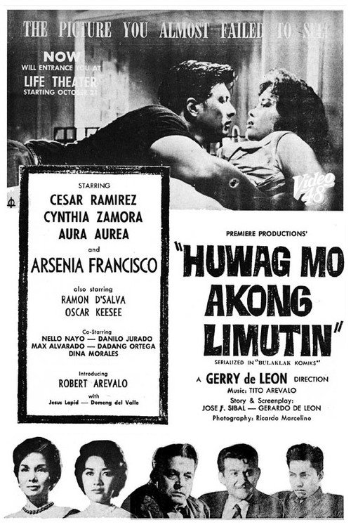 Movie poster for Huwag Mo Akong Limutin (1960)