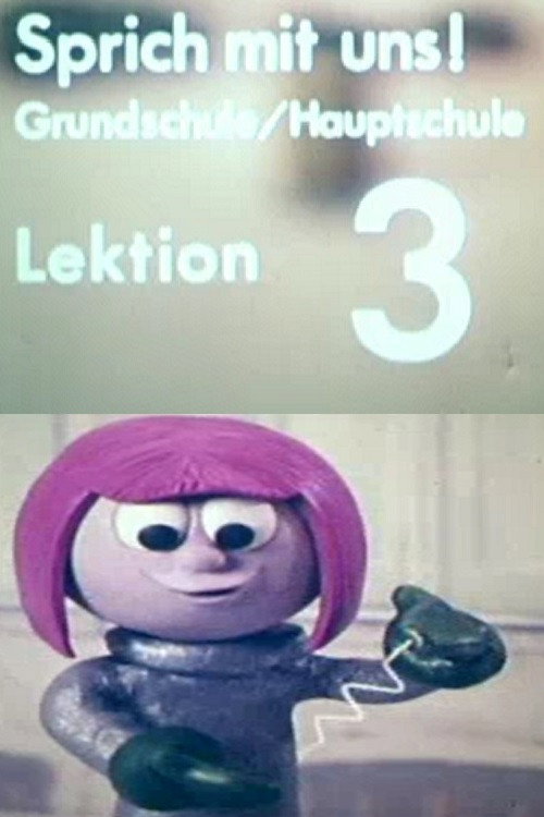 Movie poster for Sprich mit uns! - Lektion 3 (1976)
