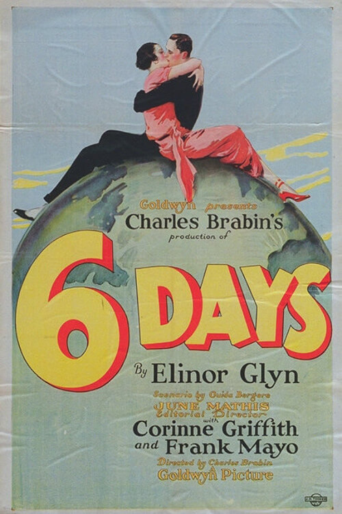 Movie poster for Six Days (1923)