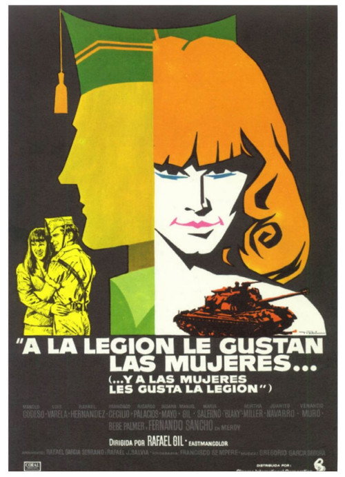 Movie poster for A la Legión le gustan las mujeres… y a las mujeres, les gusta la Legión (1976)