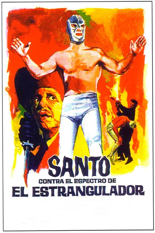 Movie poster for Santo vs. the Ghost of the Strangler (1966)