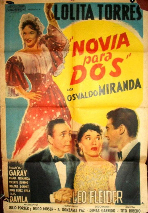 Movie poster for Novia para dos (1956)