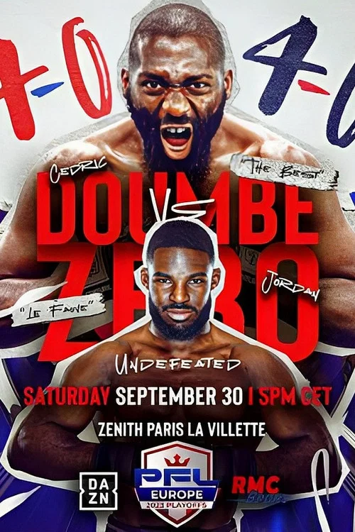 Movie poster for PFL 2023 Europe #3: Playofḟs - Doumbé vs. Zébo (2023)