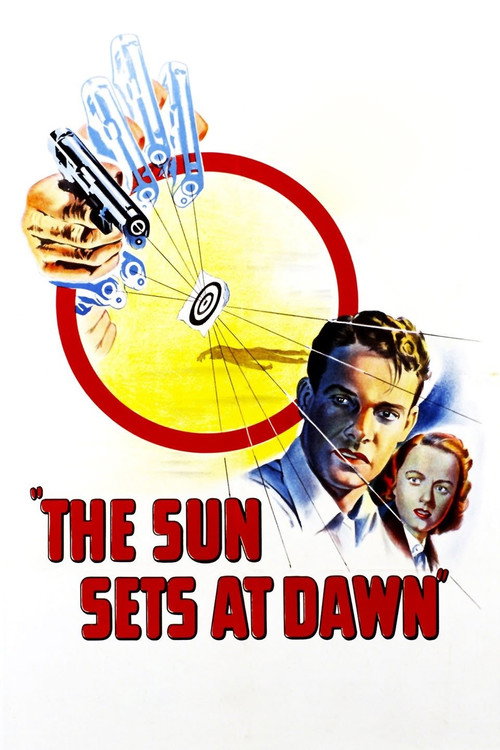 Movie poster for The Sun Sets at Dawn (1950)