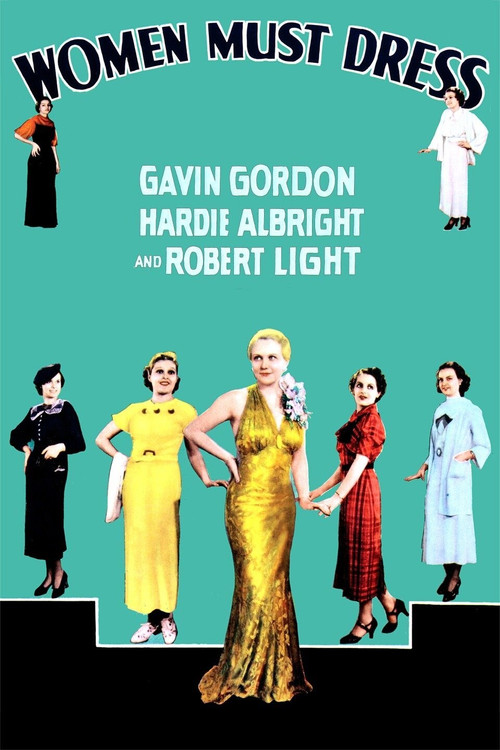 Movie poster for Women Must Dress (1935)