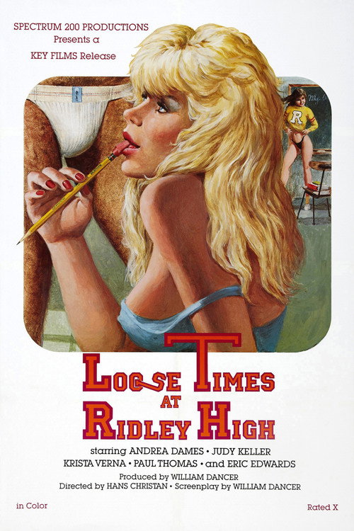 Movie poster for Loose Times at Ridley High (1984)