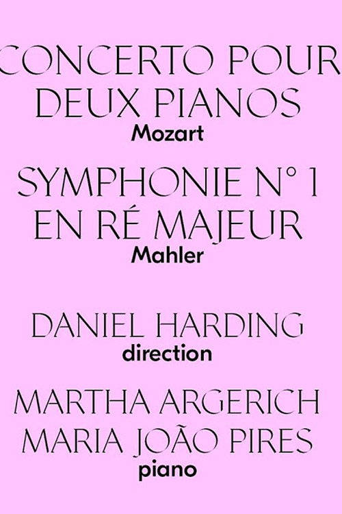 Movie poster for Martha Argerich & Maria João Pires Play Mozart Victoria Hall - Geneva (2021)
