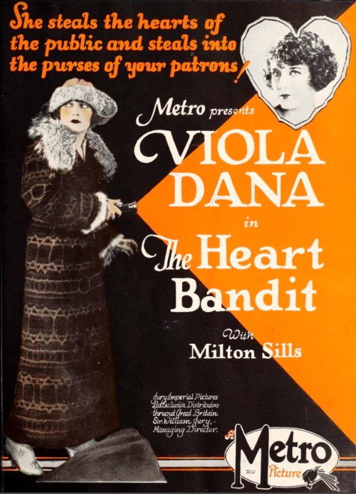 Movie poster for The Heart Bandit (1924)