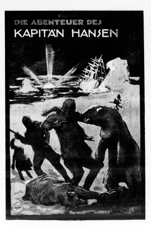 Movie poster for Die Abenteuer des Kapitän Hansen (1917)