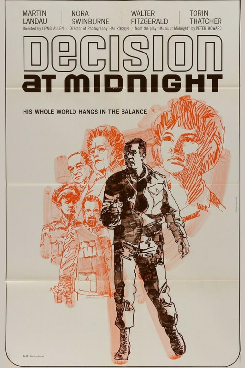 Decision at Midnight poster