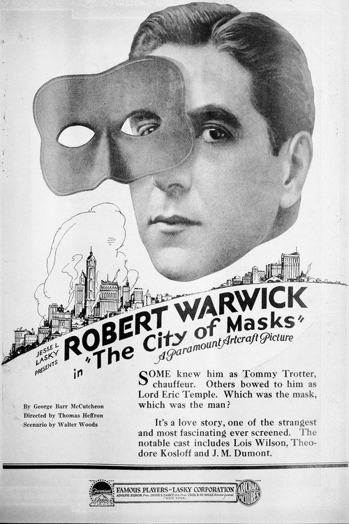 Movie poster for The City of Masks (1920)