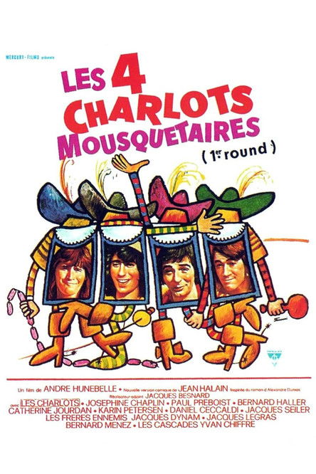 Movie poster for The Four Charlots Musketeers (1974)