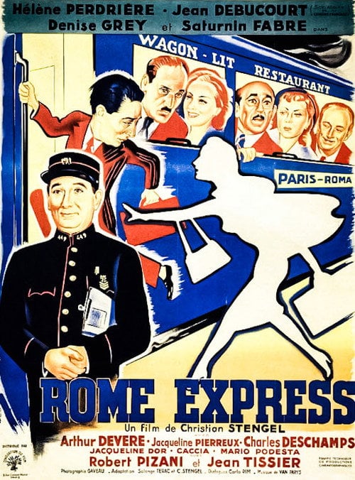 Movie poster for Rome Express (1950)
