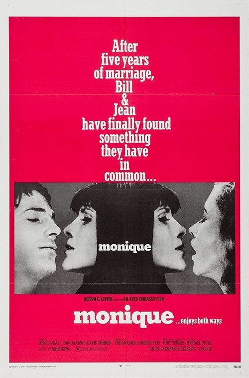Movie poster for Monique (1970)